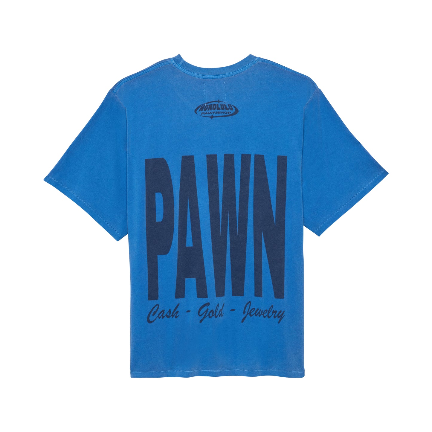 WTP FOX BOX TEE IN BLUE