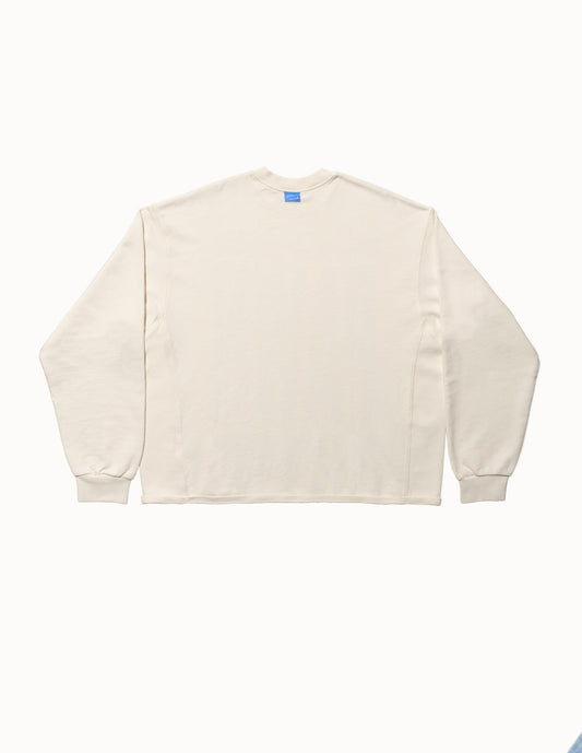 WTP Box Crewneck in Coconut Milk