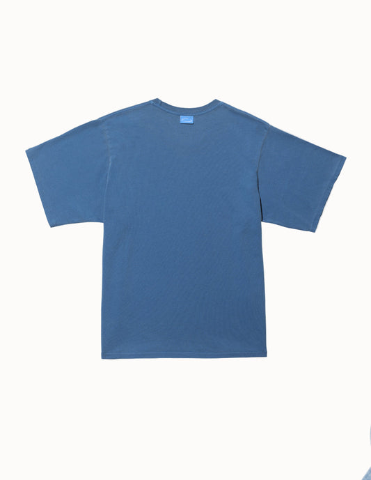 Hero Box Tee In Deep Blue