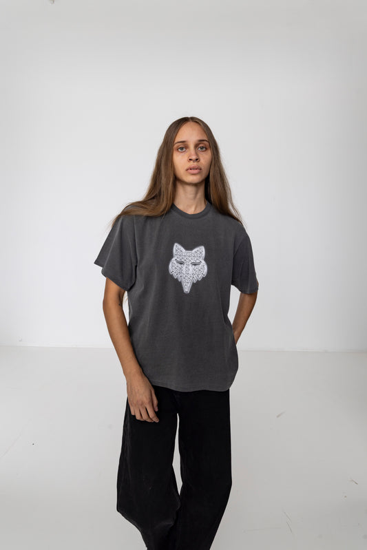 BLING BOX TEE IN BLACK