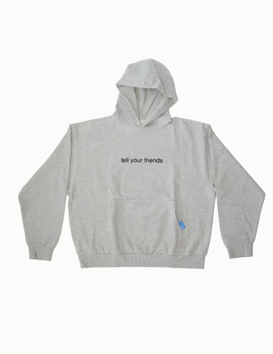 Pawnshop Pullover Box Box Hoodie in Heather Grey