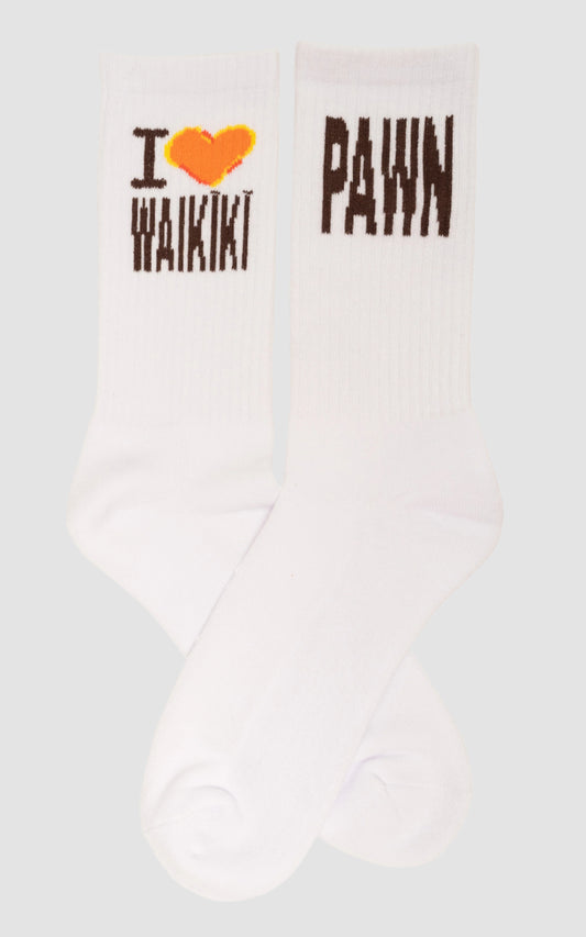 I Heart Waikiki Socks