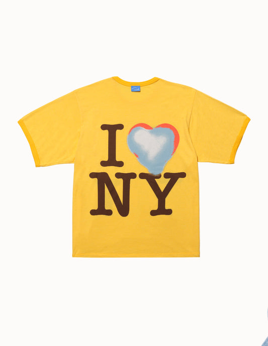 I Heart HI/NY ringer Tee In Sunstruck