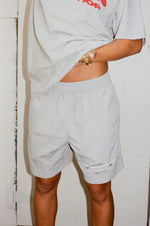 Cash Gold Jewelry Stencil Nylon Short in Smoke