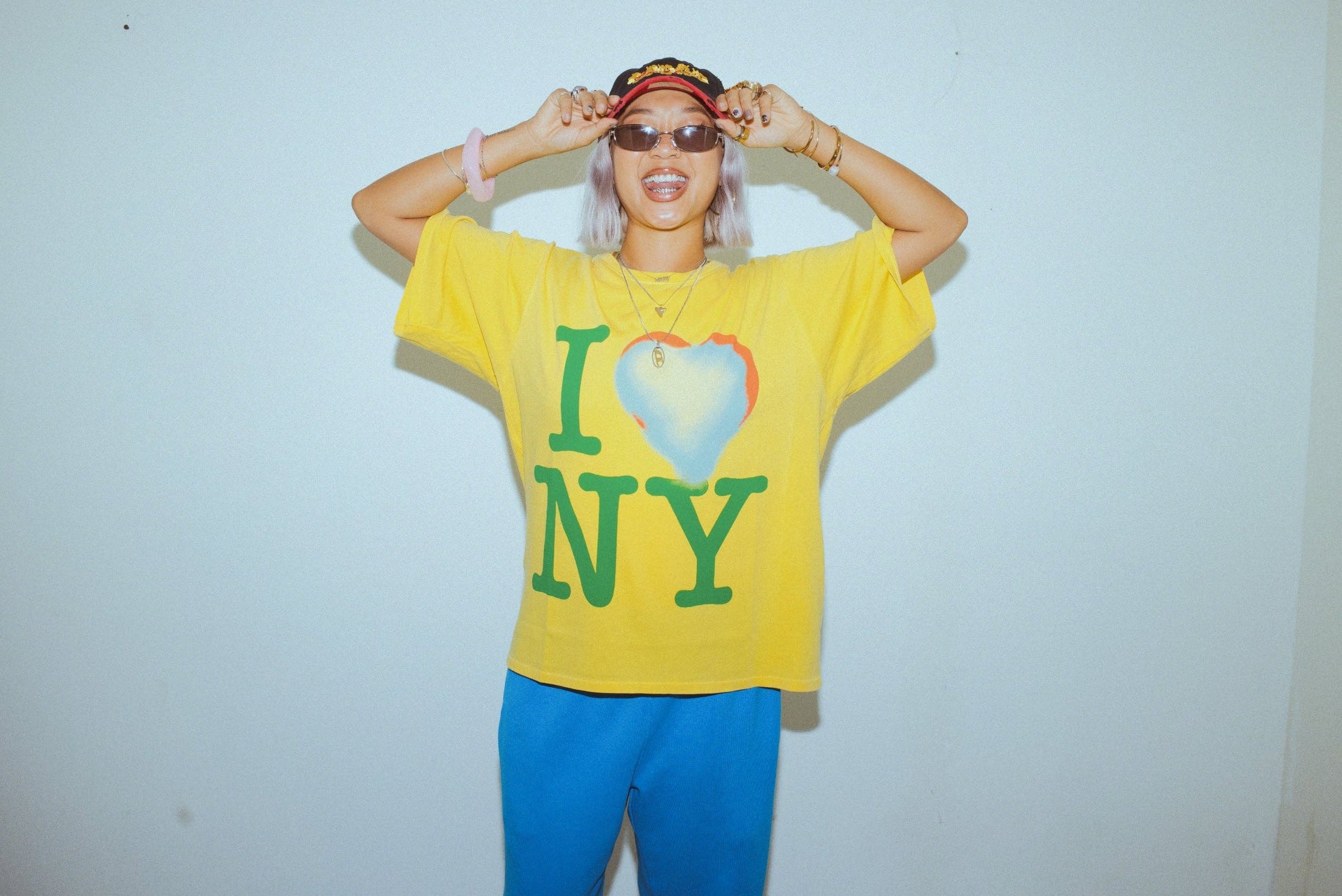 I Heart Box Tee In Sunny Yellow