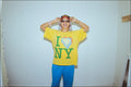 I Heart Box Tee In Sunny Yellow