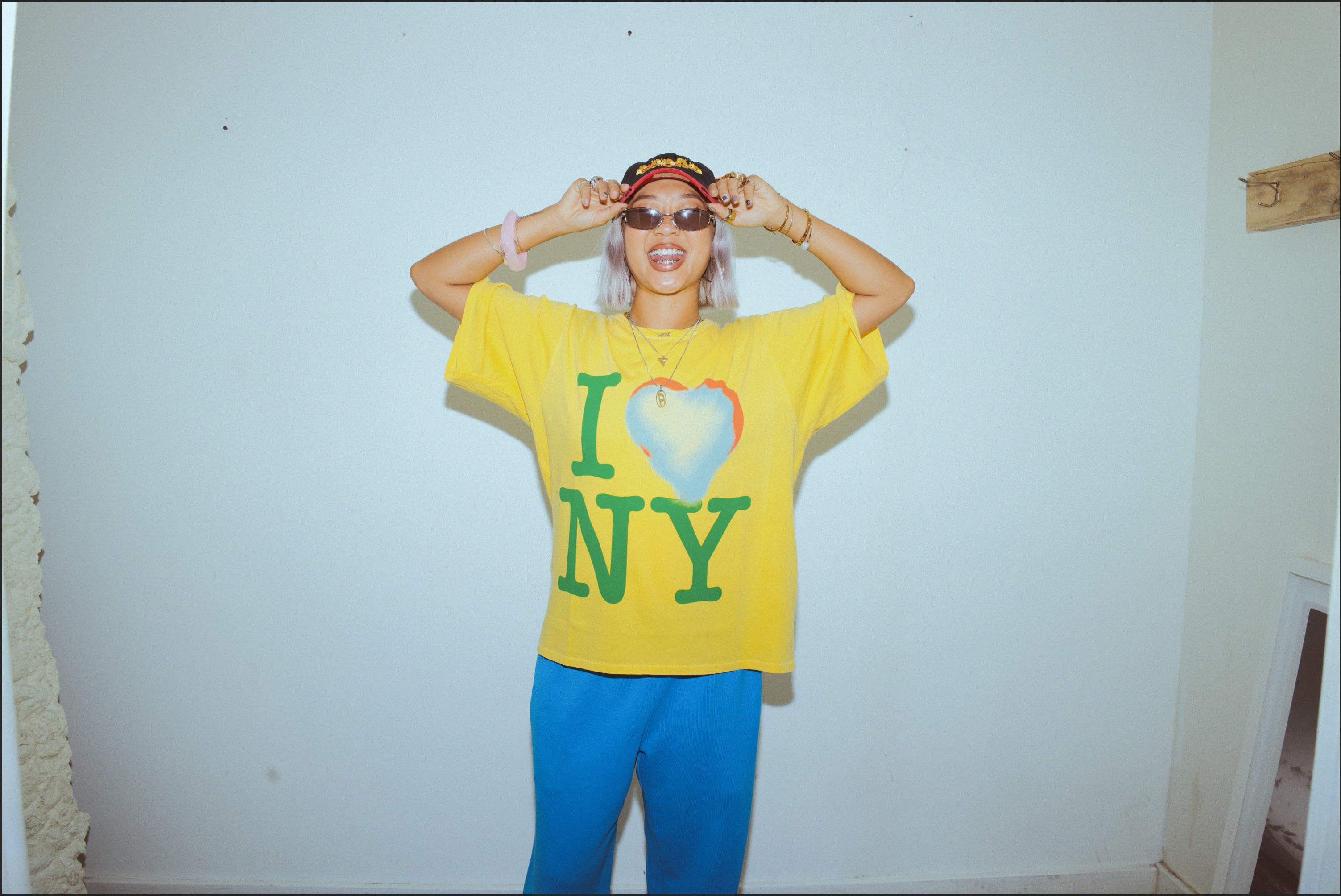 I Heart Box Tee In Sunny Yellow