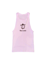 Don't Touch The Turtles Tank In Barely Pink