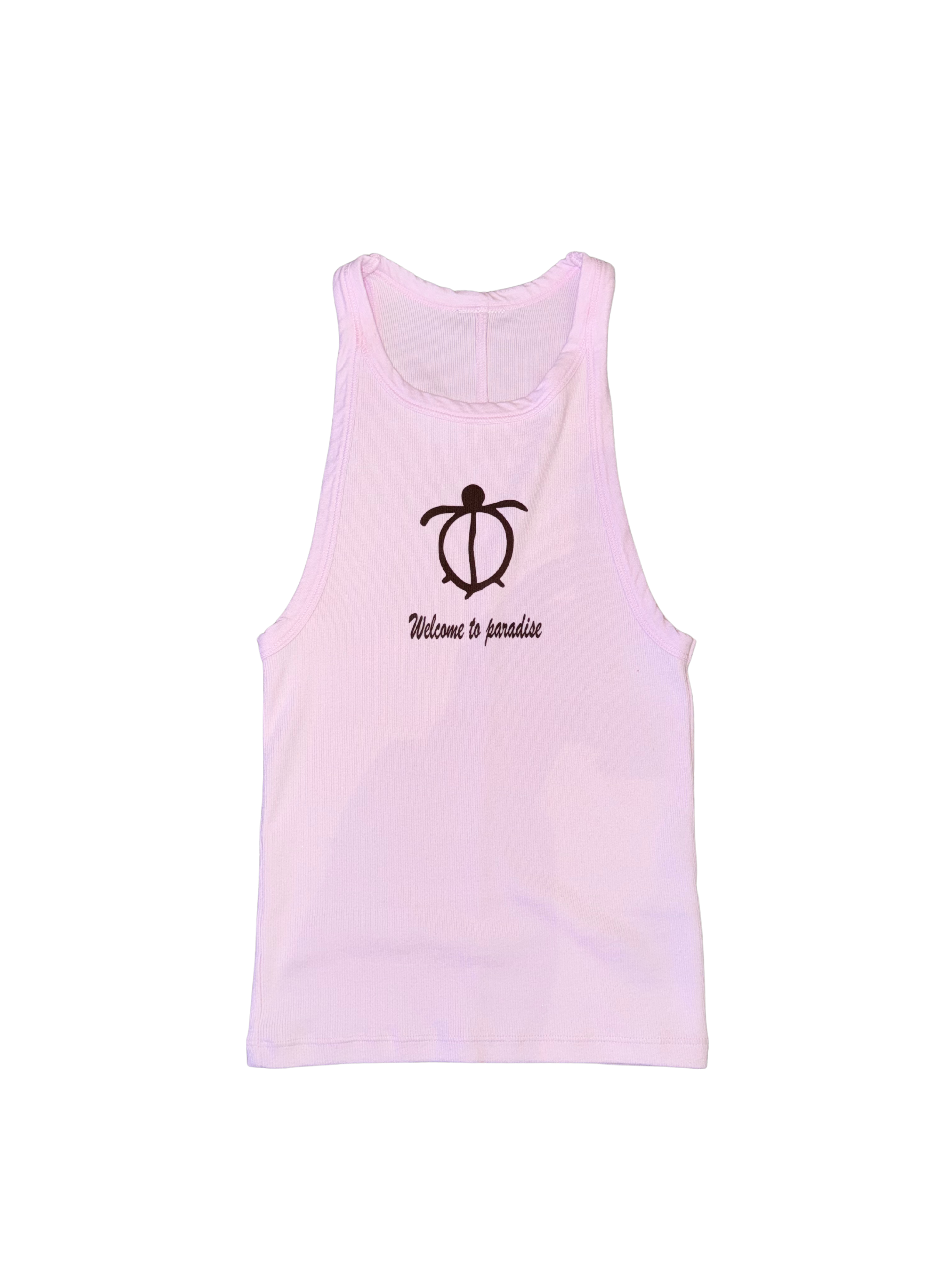 Don't Touch The Turtles Tank In Barely Pink