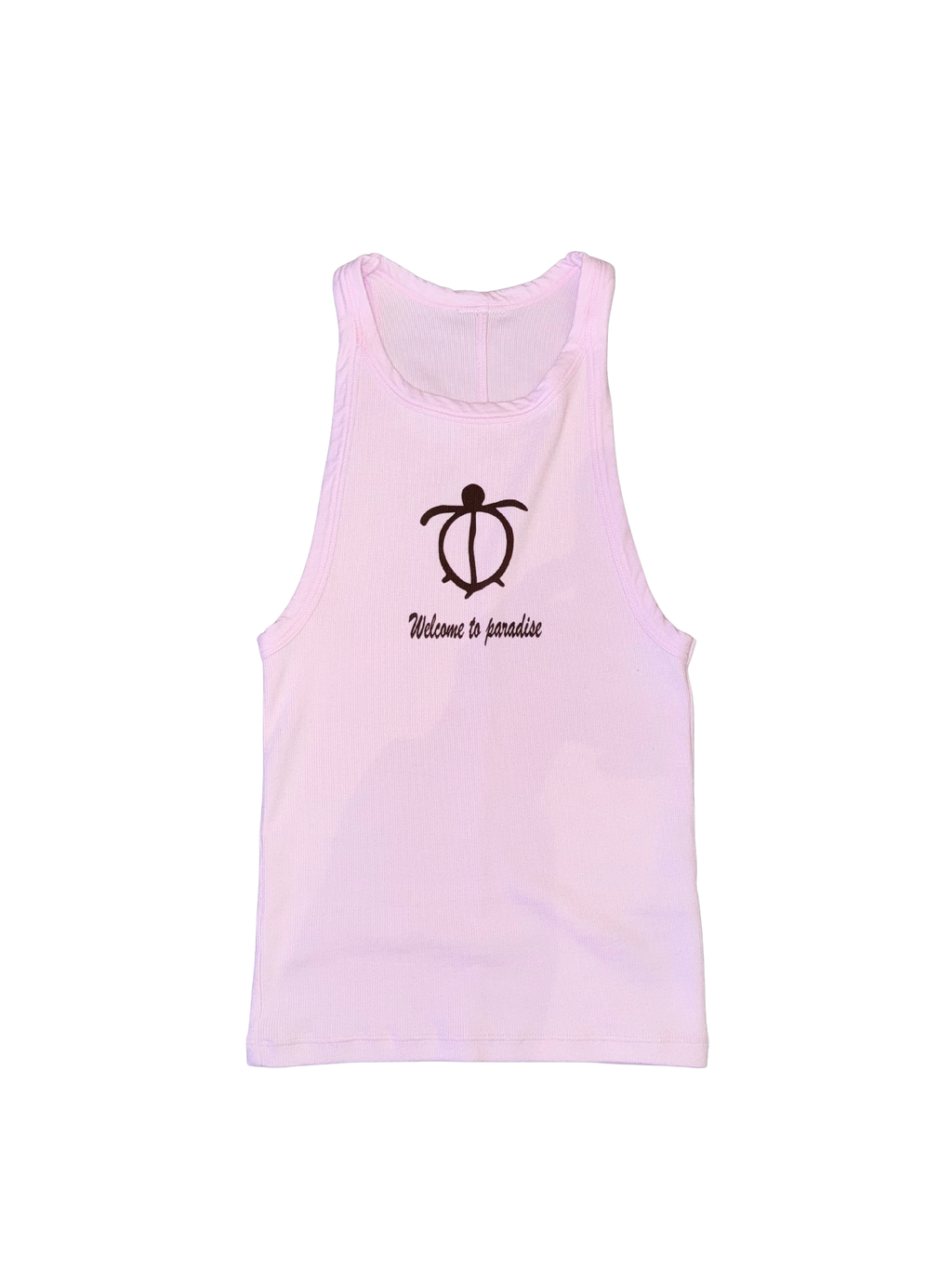 Don't Touch The Turtles Tank In Barely Pink