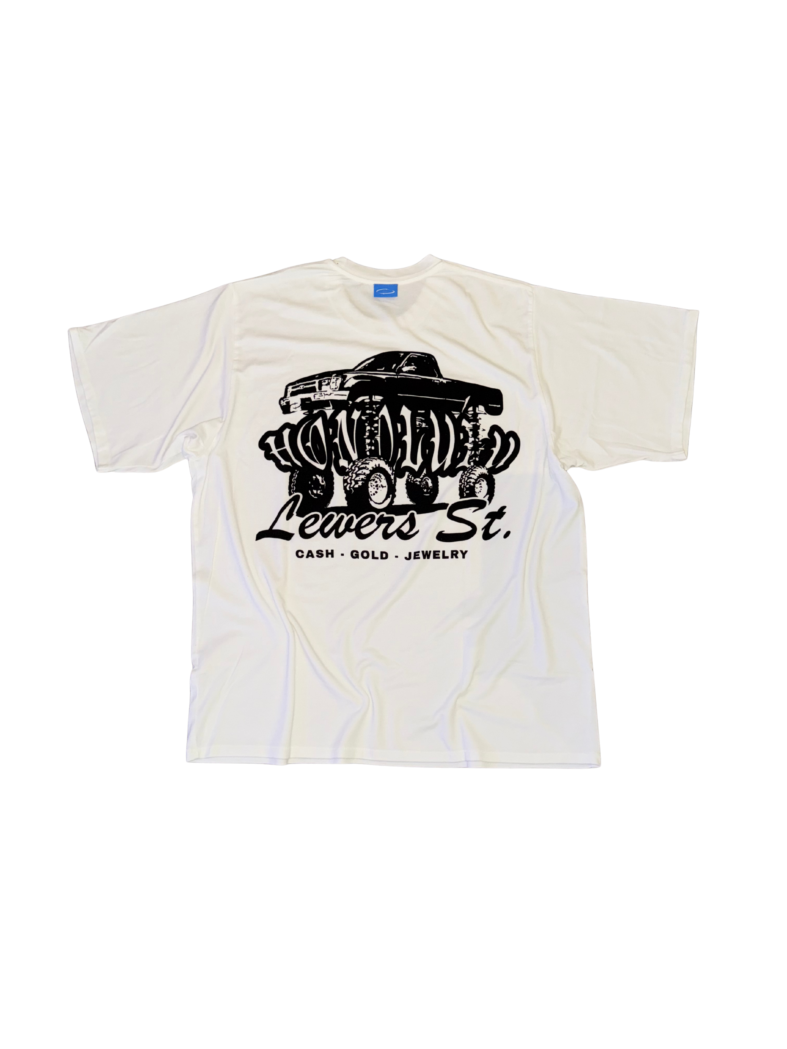 Lifted HONOLULU Butter Box Tee In White