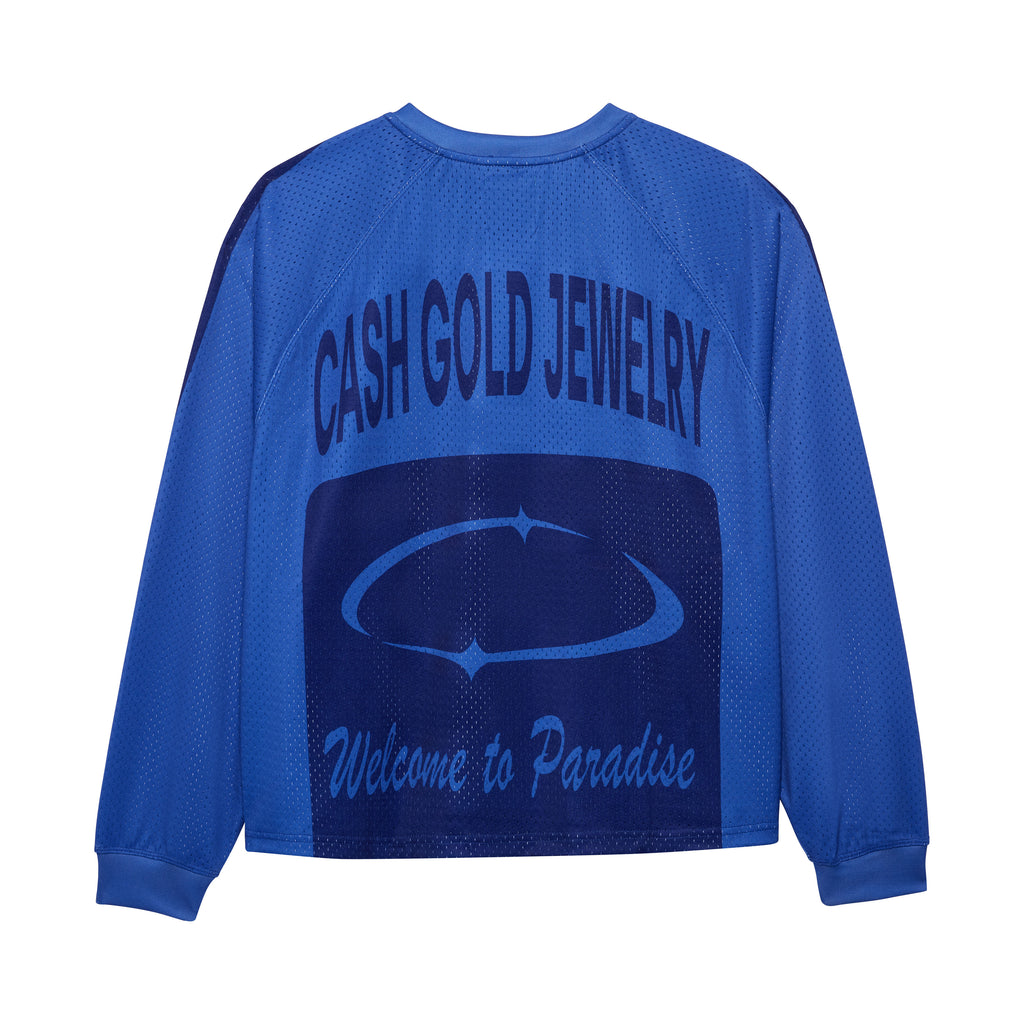 SPONSOR ME BOX JERSEY IN BLUE/MIDNIGHT BLUE