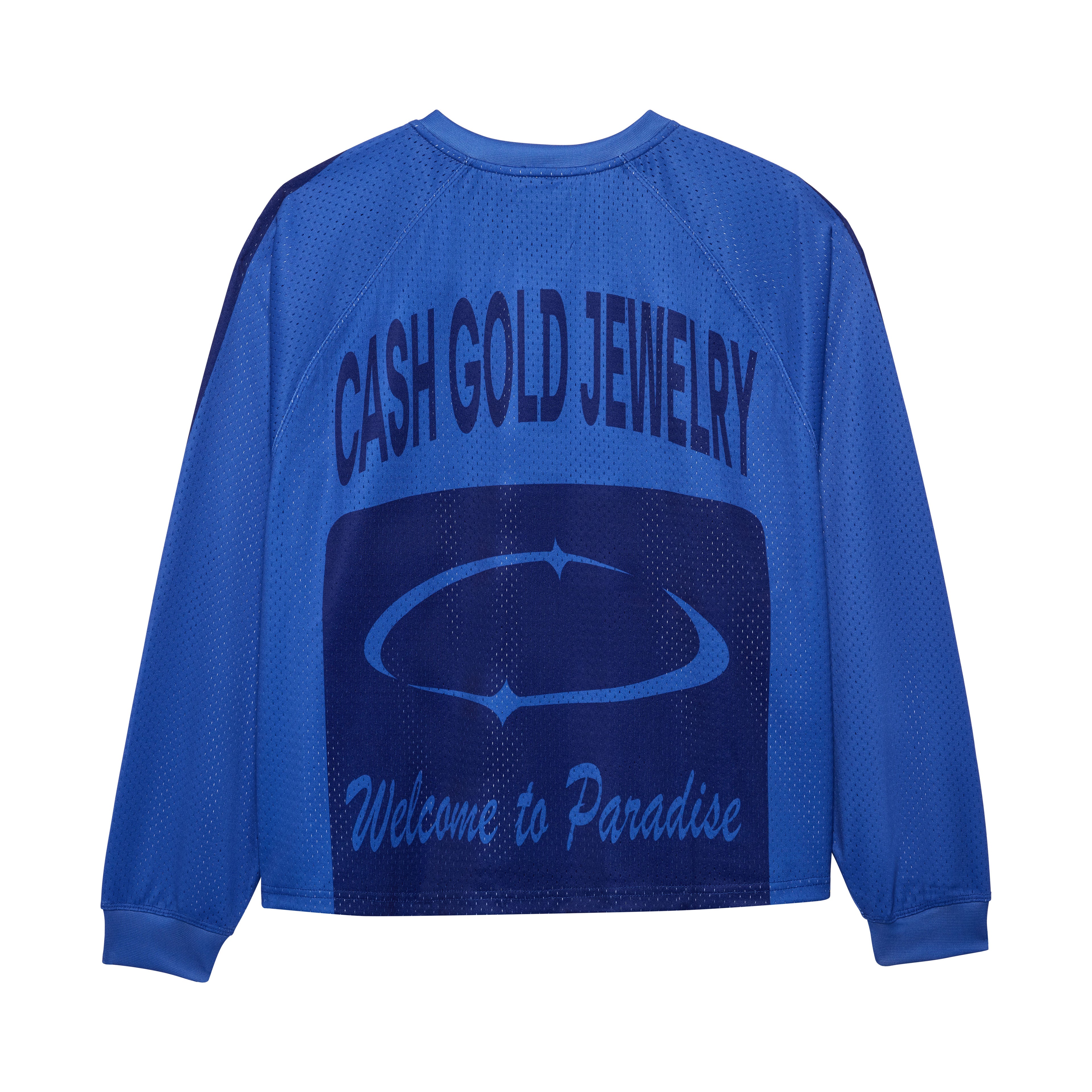 SPONSOR ME BOX JERSEY IN BLUE/MIDNIGHT BLUE