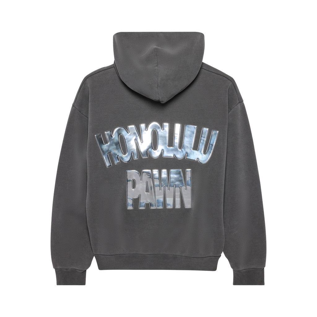CHROME BOX HOODIE IN BLACK