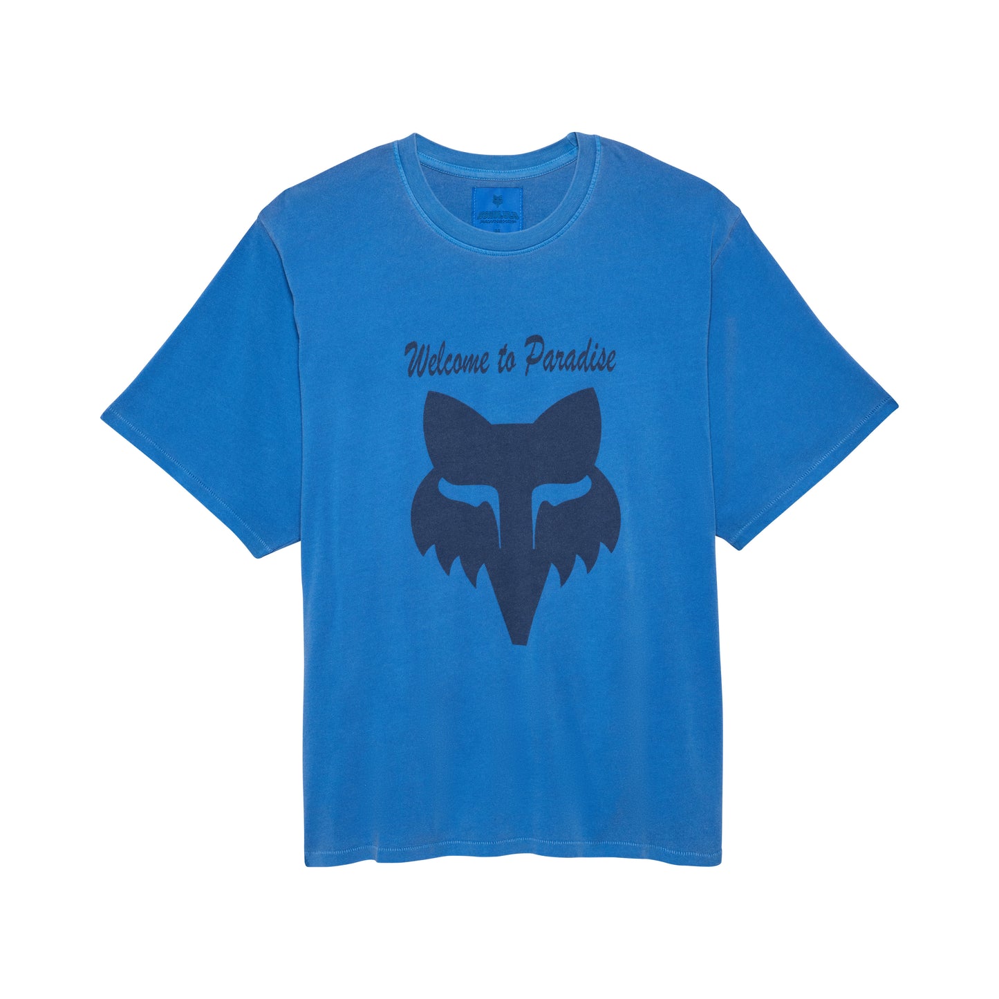 WTP FOX BOX TEE IN BLUE
