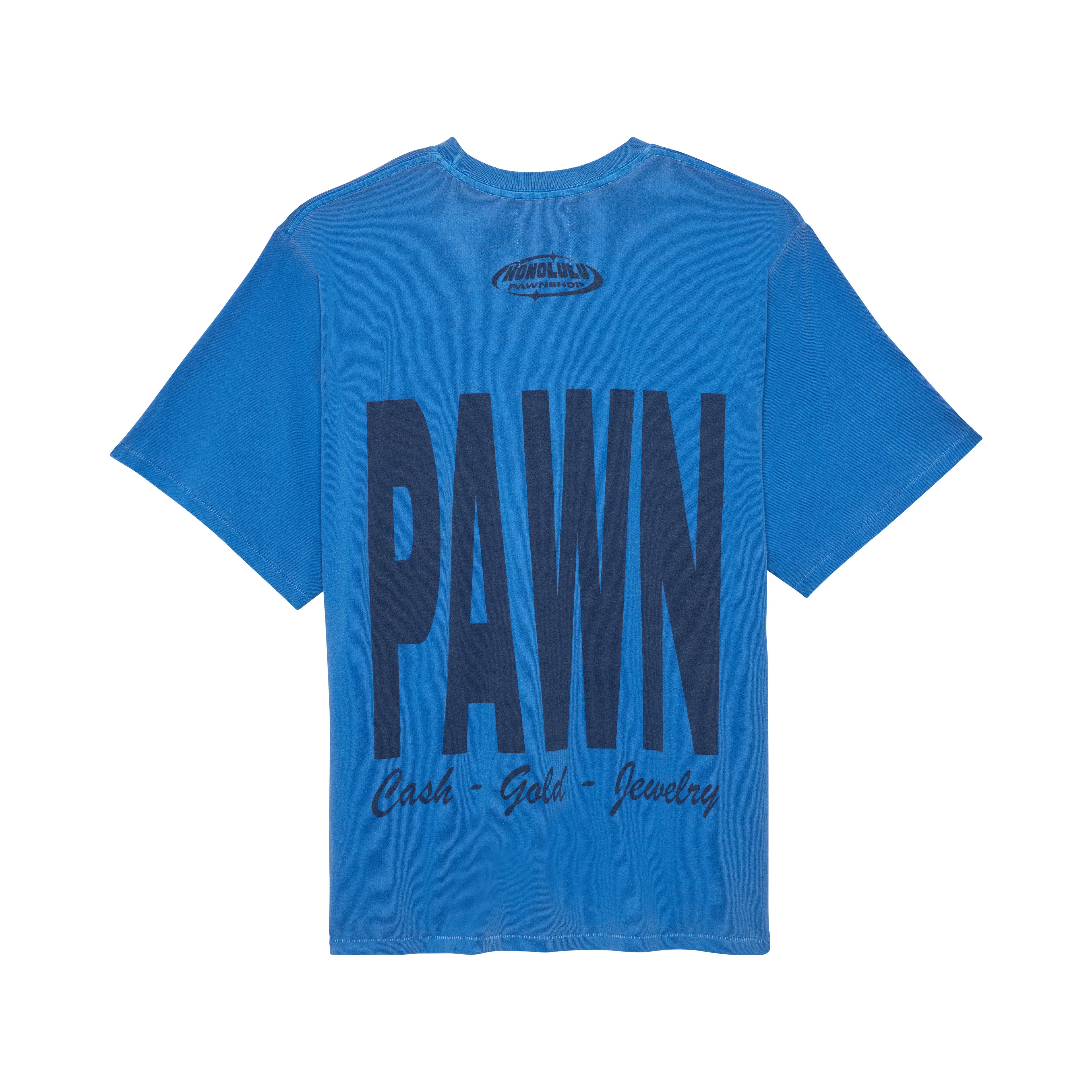 WTP FOX BOX TEE IN BLUE