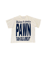 Welcome to Paradise Box Tee in Coconut Milk