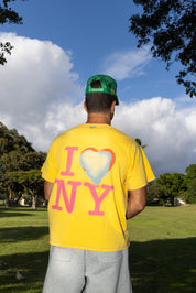 I Heart Box Tee In Sunstruck