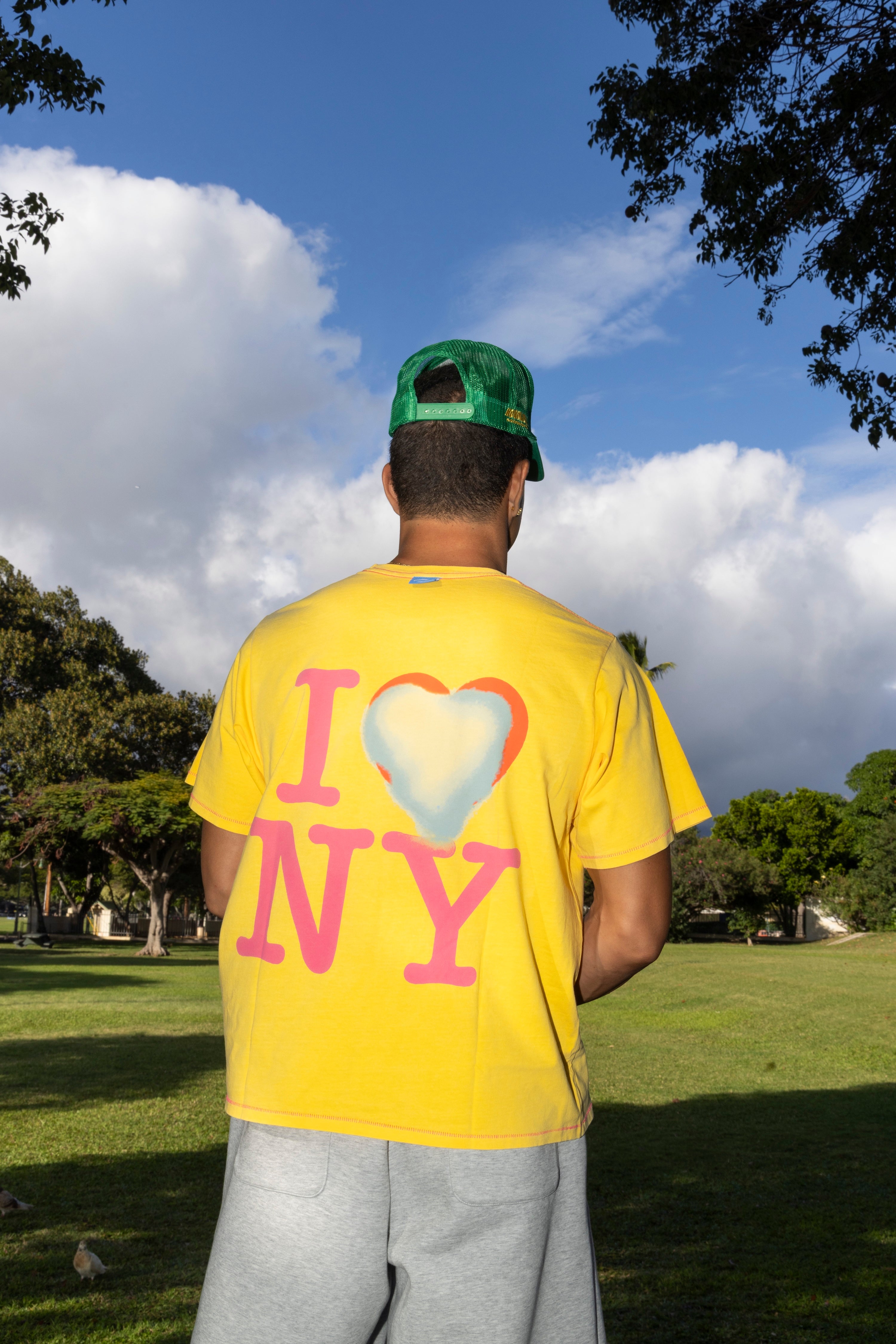I Heart Box Tee In Sunstruck