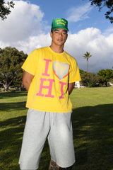 I Heart Box Tee In Sunstruck