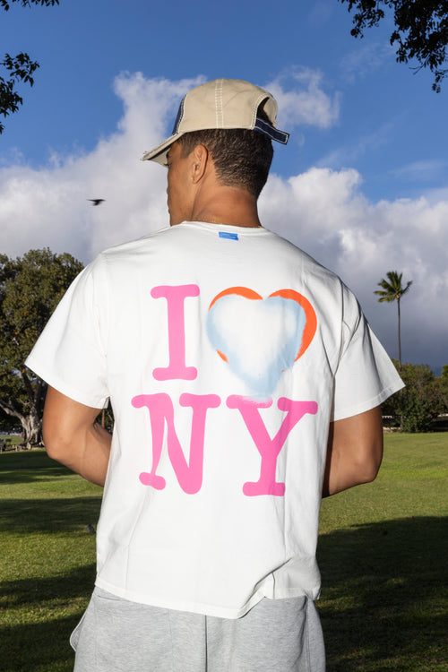 I Heart Box Tee In Sugar Plum