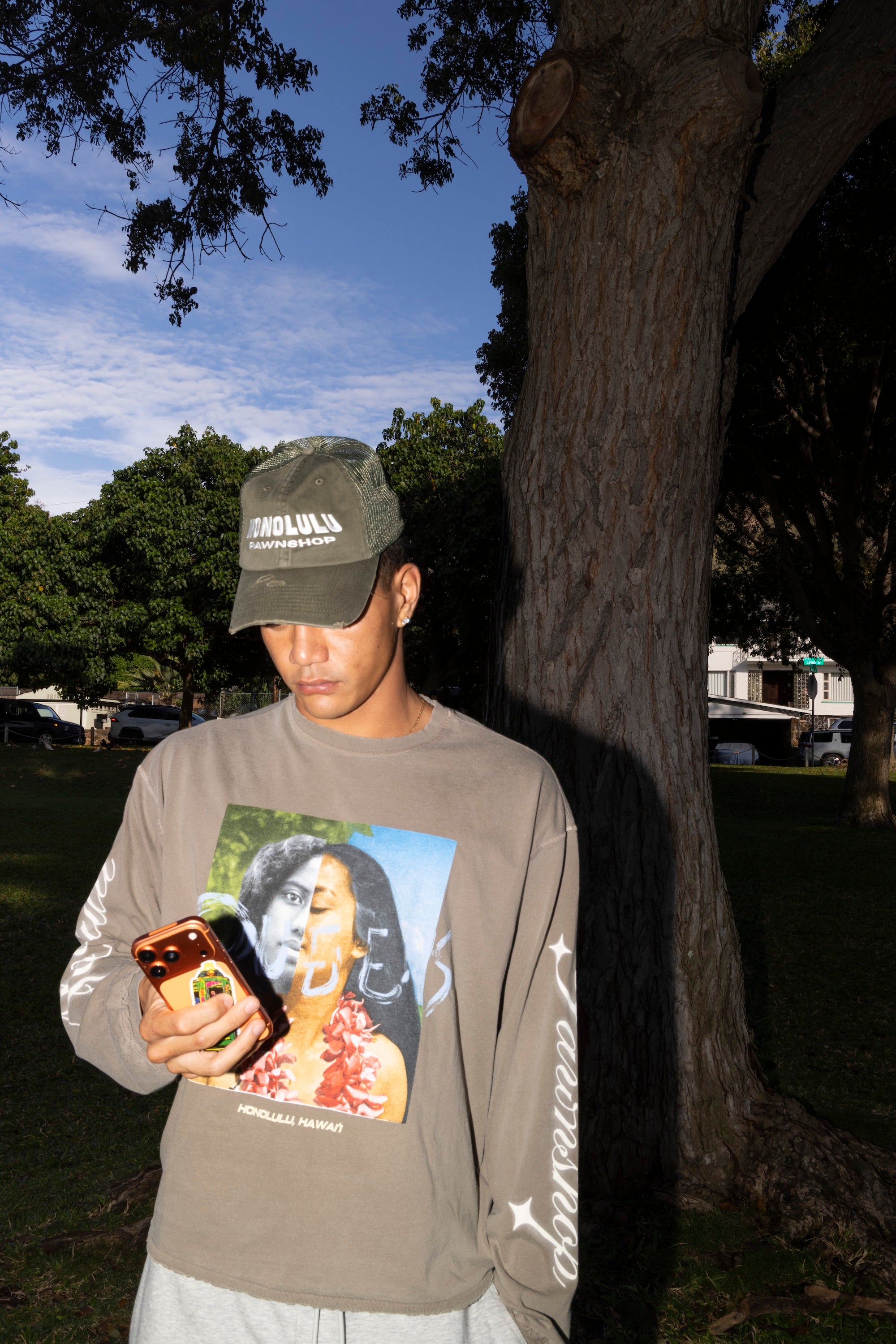 Semi Hero Distressed Dad Hat In Olive