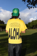 Hero Aloha Box Tee In Sunstruck Yellow