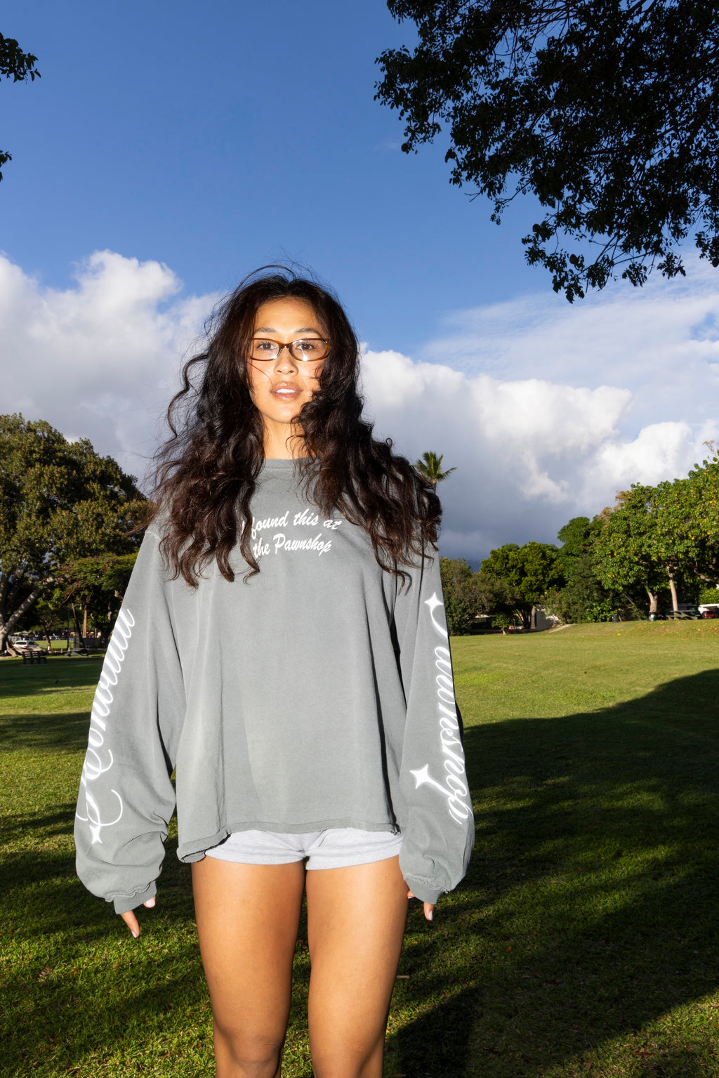 Found At The Pawnshop Long Sleeve In Grey