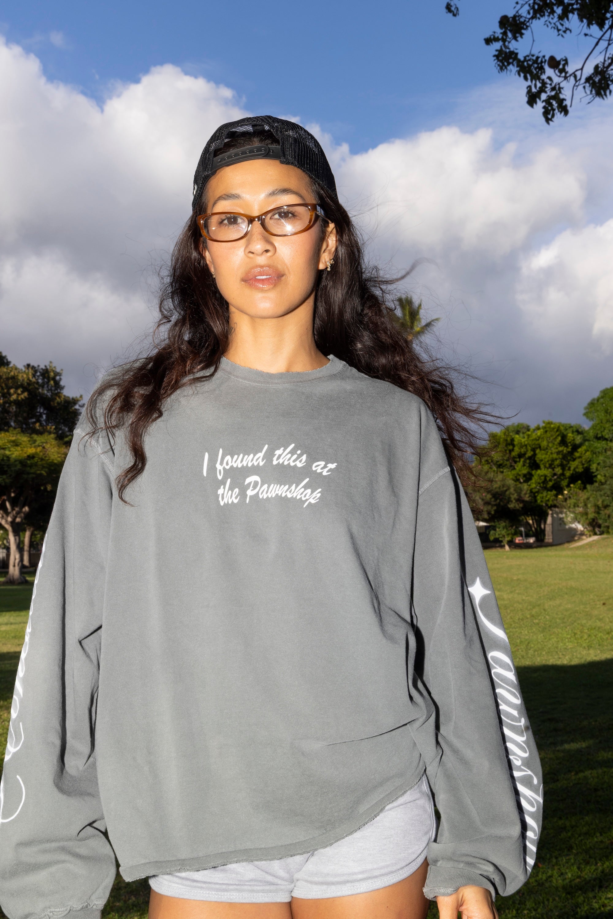 Found At The Pawnshop Long Sleeve In Grey