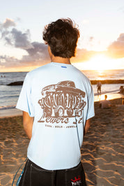 Lifted HONOLULU Butter Box Tee in Blue