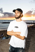 Lifted HONOLULU Butter Box Tee In White