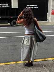 Super Baggy Pawn Short In Heather Grey