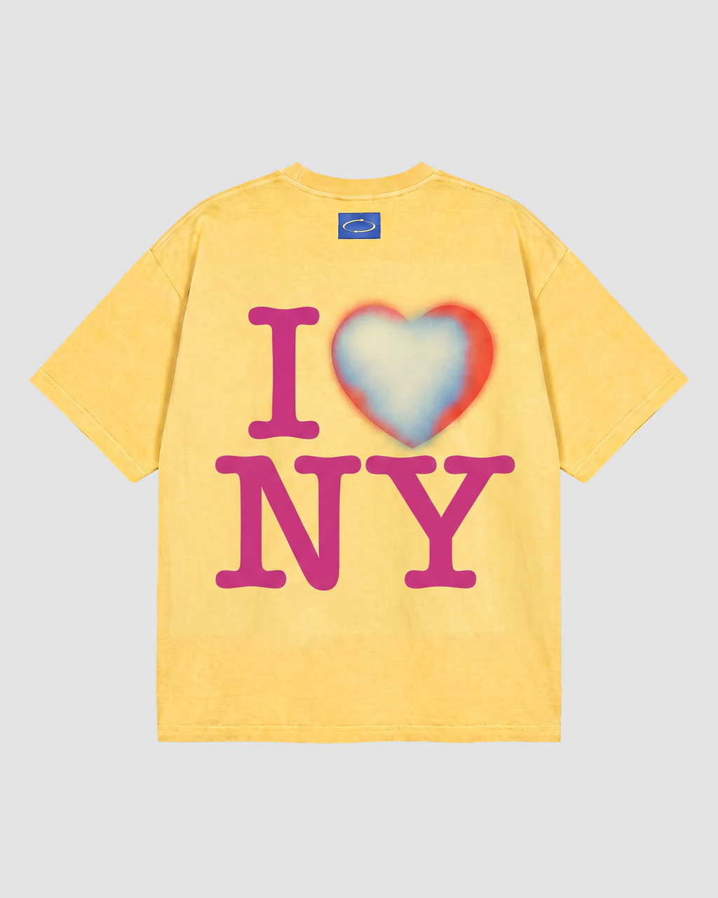 I Heart Box Tee In Sunstruck/Sweet Pink
