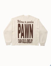 WTP Box Crewneck in Coconut Milk