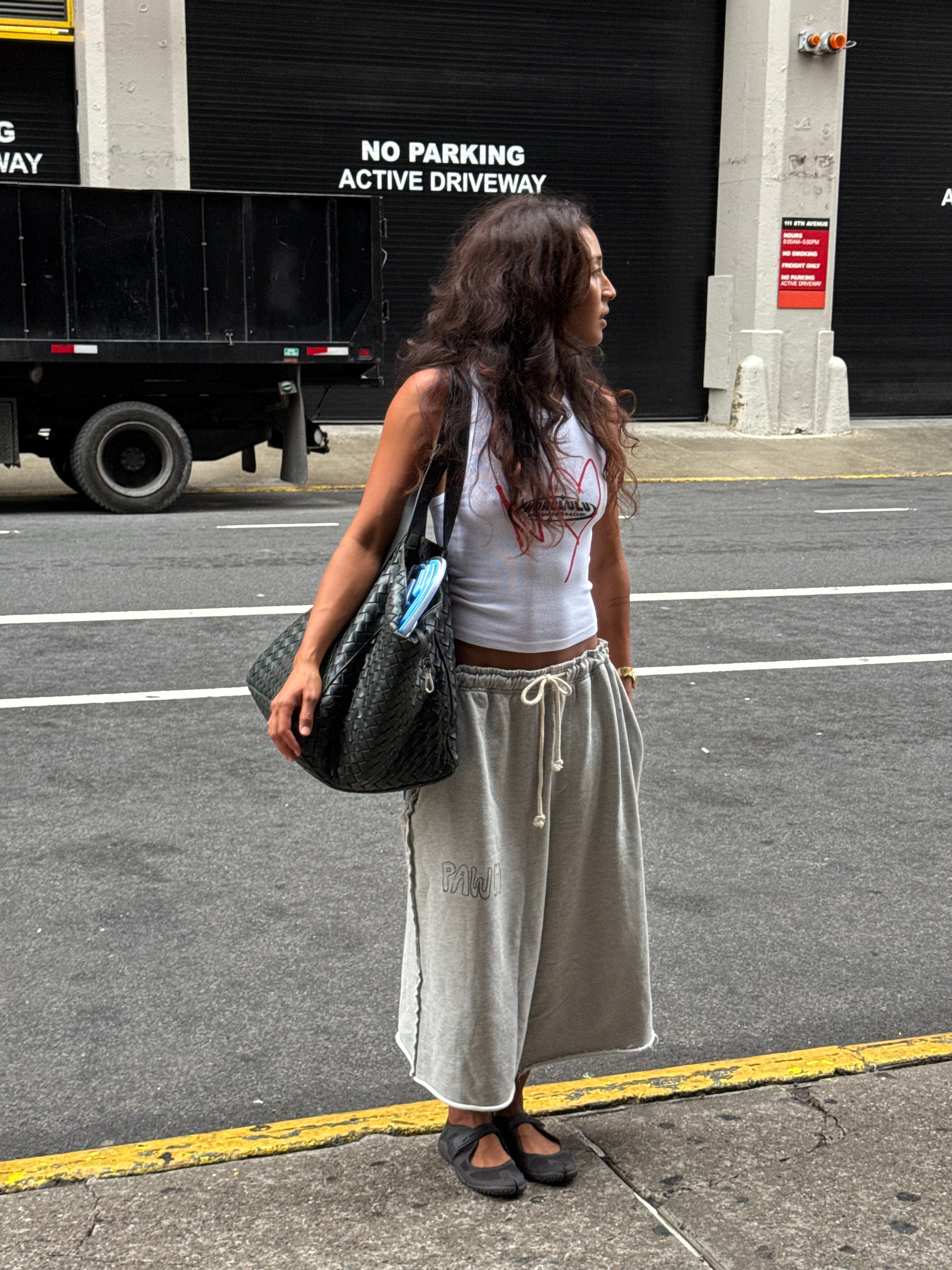 Super Baggy Pawn Short In Heather Grey