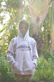 Found At The Pawnshop Kids Hoodie In Light Grey