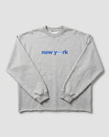 NY Hero Crewneck In Heather Grey