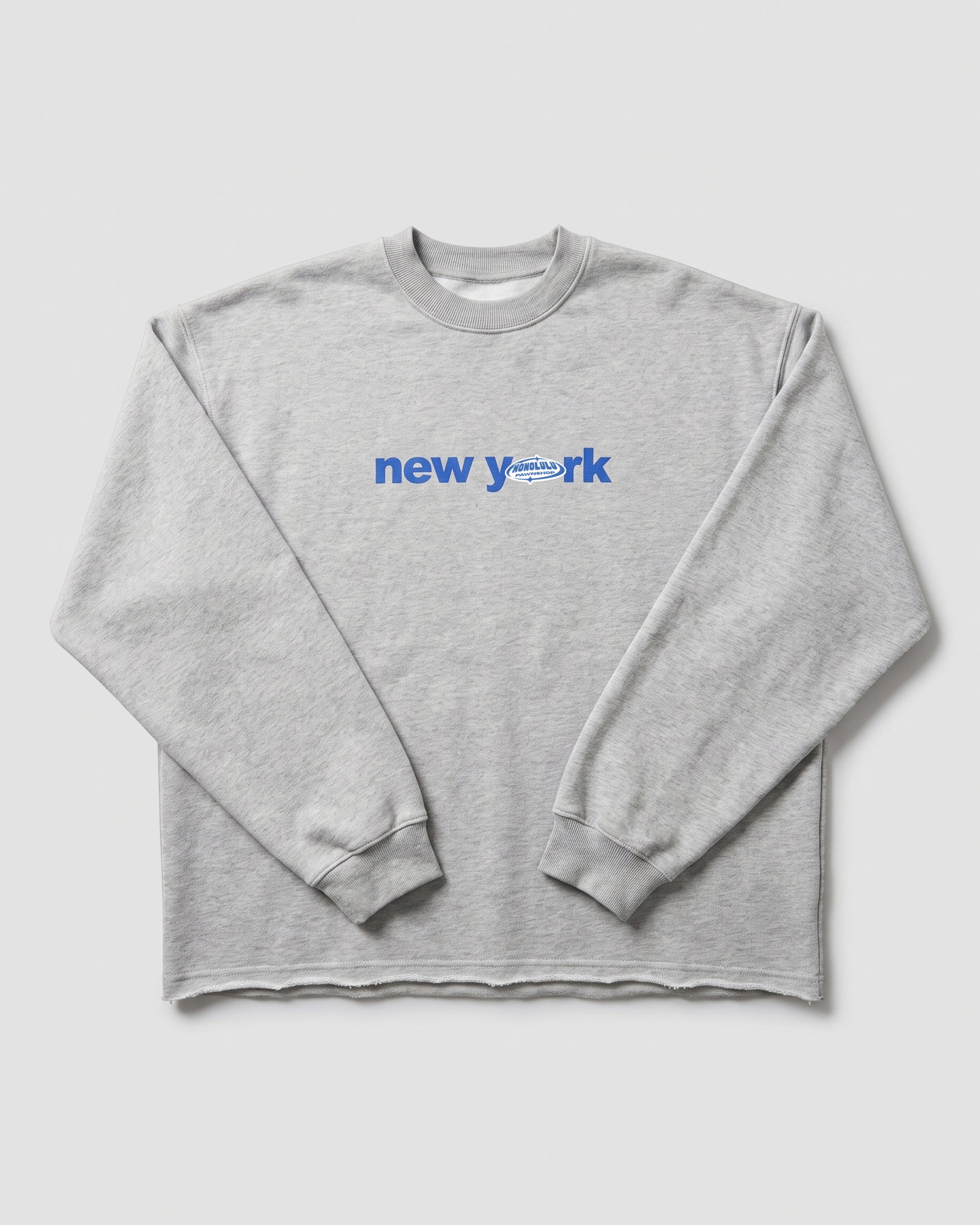 NY Hero Crewneck In Heather Grey