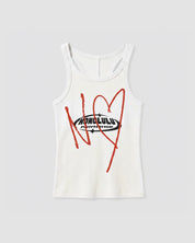NY Heart Tank In Optic White