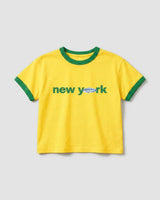 NY Hero Kids Tee In Sunny Yellow