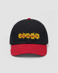 Two Tone Abc Dad Hat In Black/Red