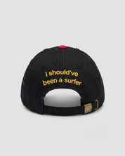Two Tone Abc Dad Hat In Black/Red