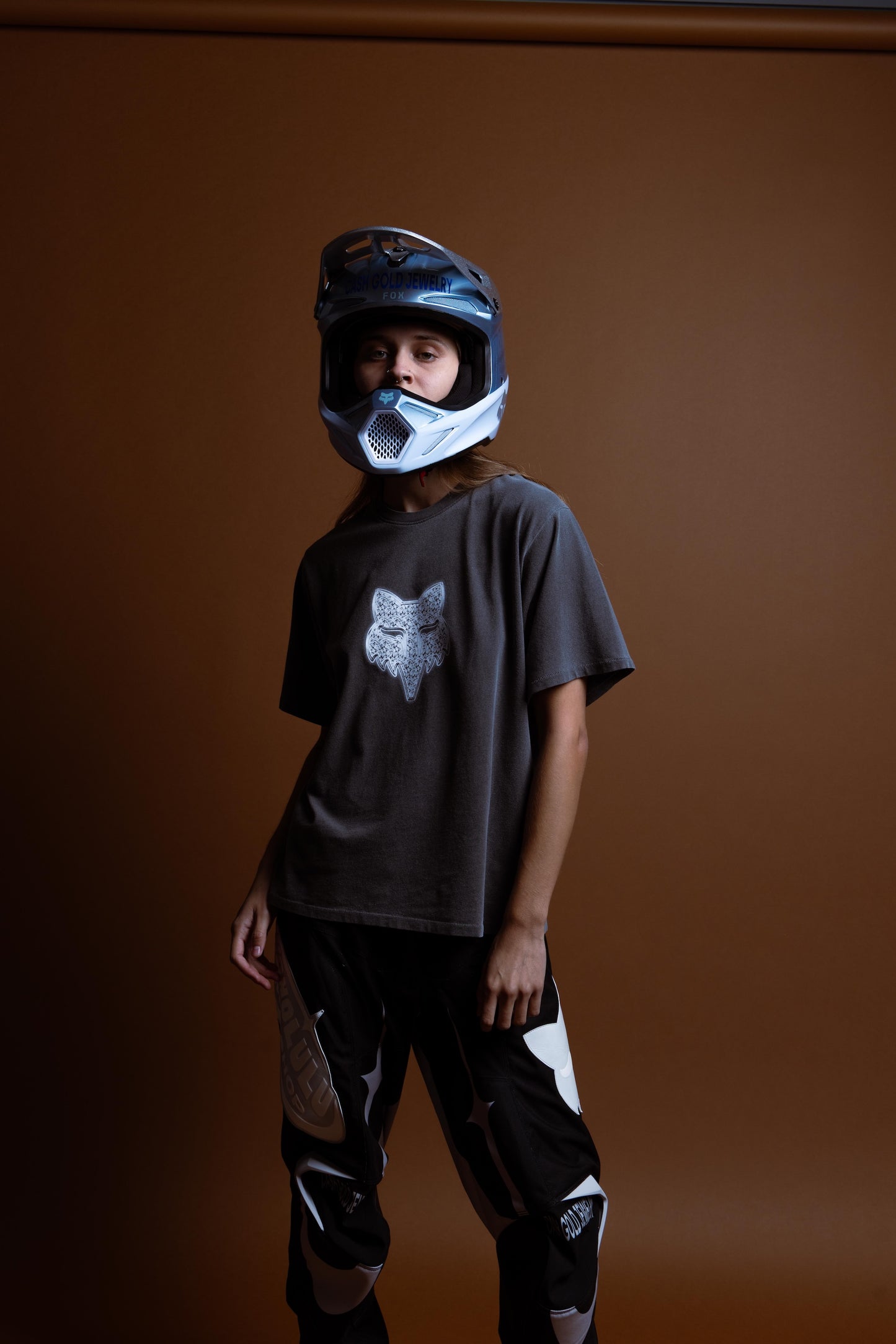 BLING BOX TEE IN BLACK