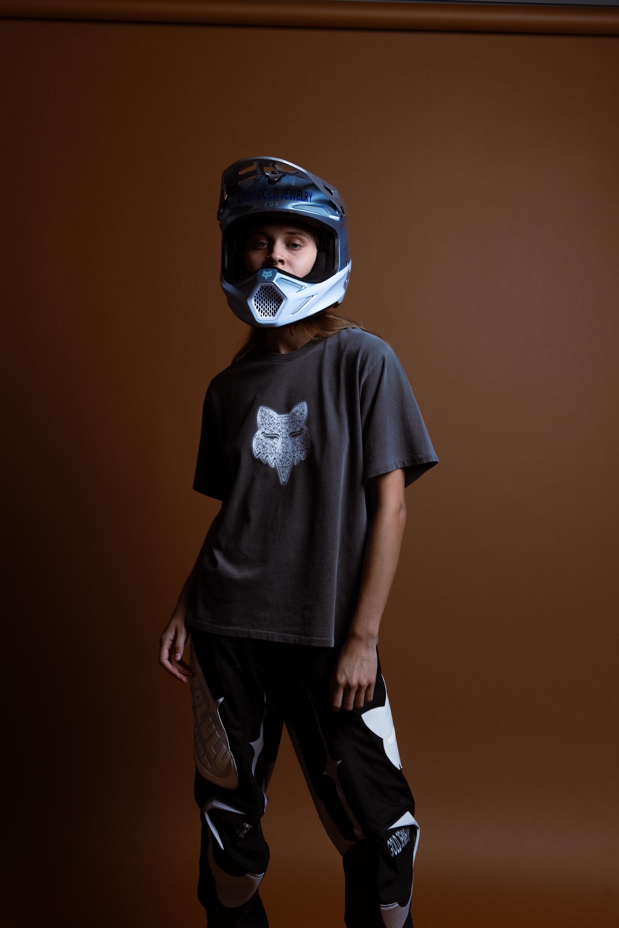 BLING BOX TEE IN BLACK