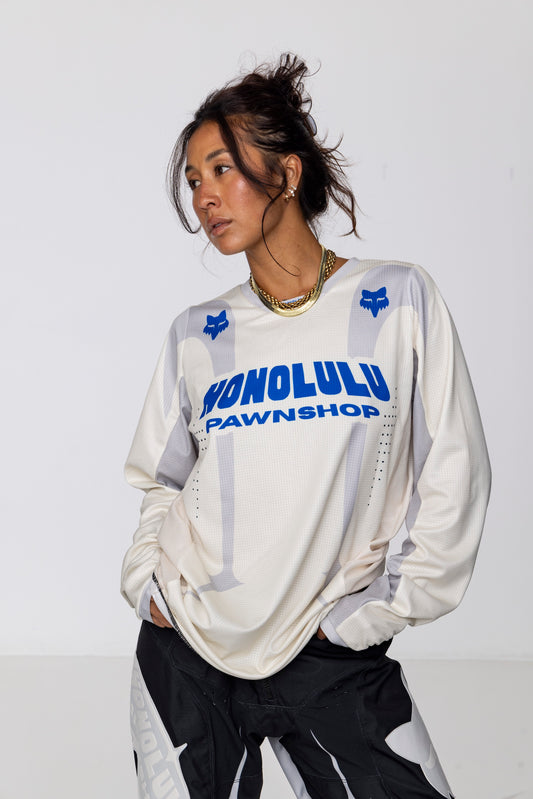 FOX X HPS 180 JERSEY IN VINTAGE WHITE