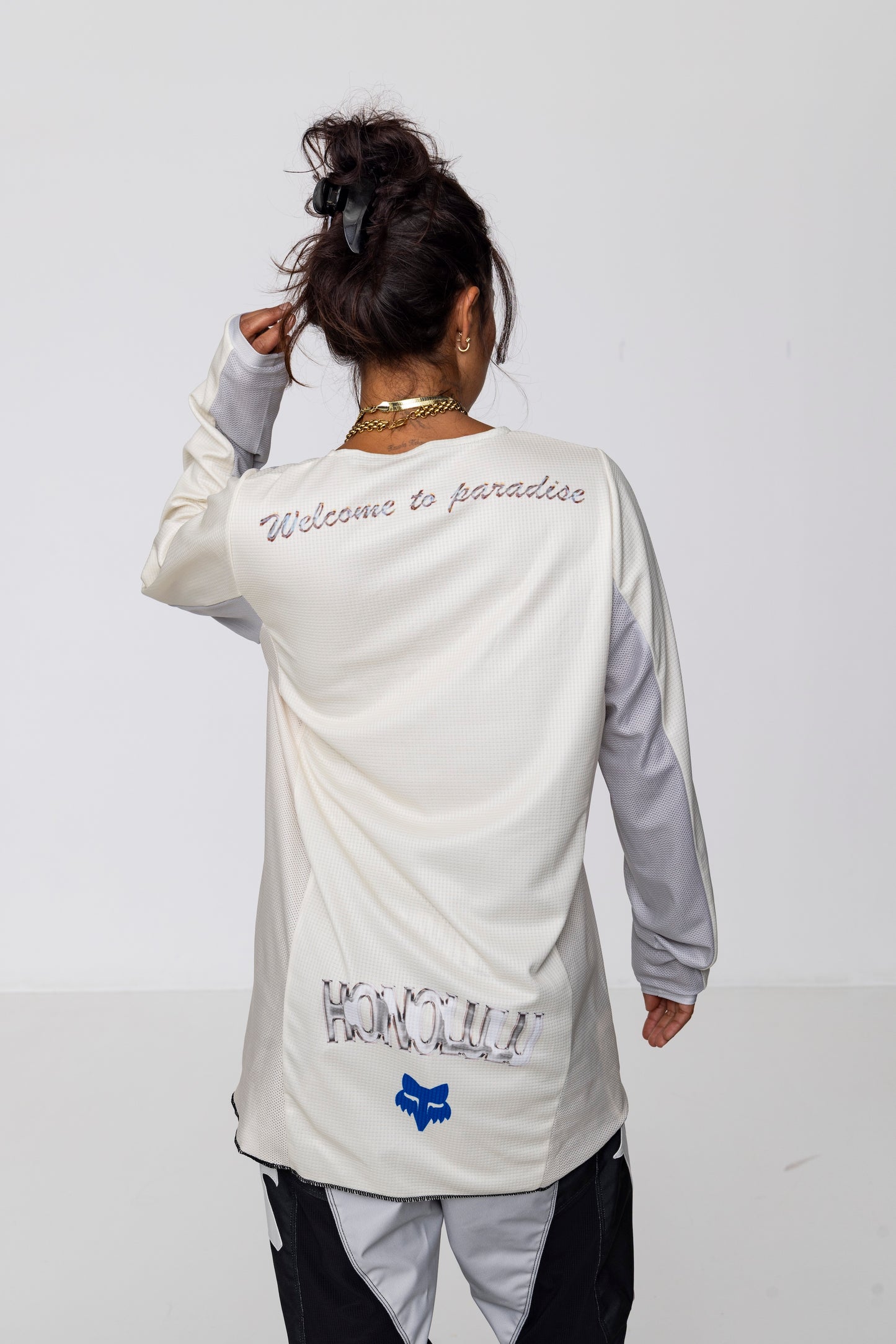 FOX X HPS 180 JERSEY IN VINTAGE WHITE