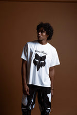 WTP FOX BOX TEE IN VINTAGE WHITE