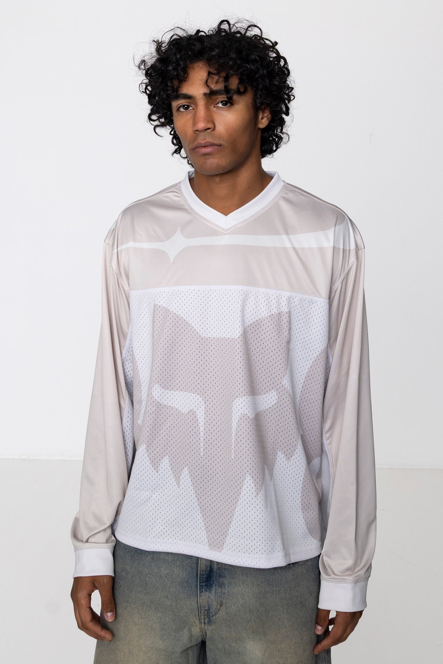 8FOX8 BOX JERSEY IN BEIGE/KHAKI