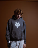 CHROME BOX HOODIE IN BLACK