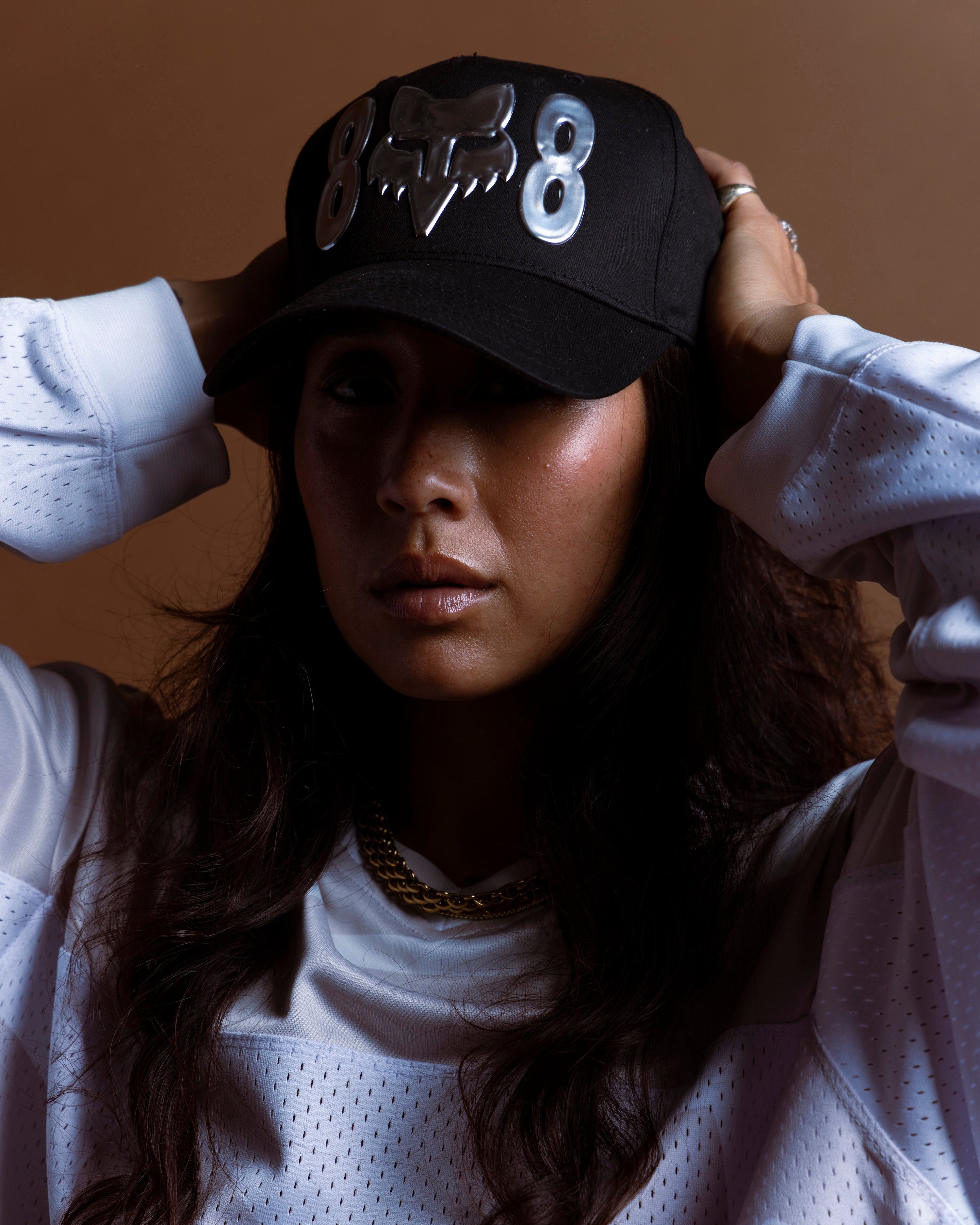 8FOX8 5 PANEL BASEBALL CAP IN BLACK